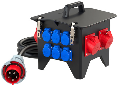 Bloc étanche 63A vers 3 Tetra 32A ou 6PC16